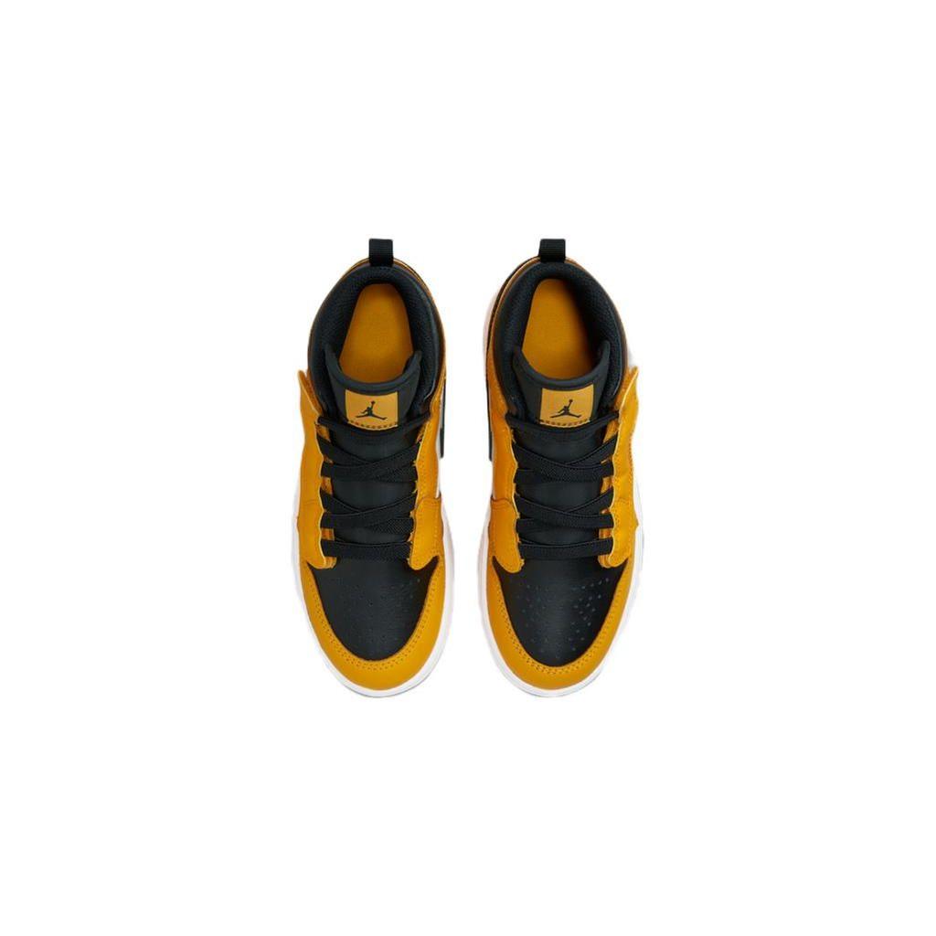 Air Jordan 1 Mid ALT PS Taxi Kids Sneakers Yellow Black White AR6351-701