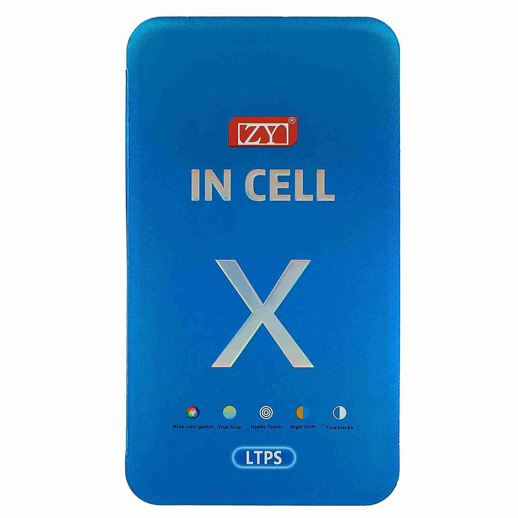 Für iPhone X Grad C LCD-Bildschirm und Digitizer Baugruppe Ersatzteil (ZY In-Cell-Technologie) (Ohne Logo)