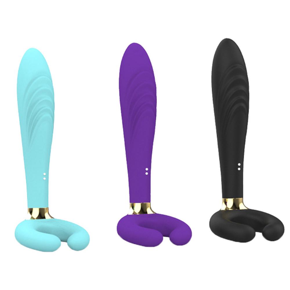 Three Head Vibrator G-spot Body Massage C-type Magnetic Charging AV Stick Clitoris Vagina Stimulation Female Masturbation Toys