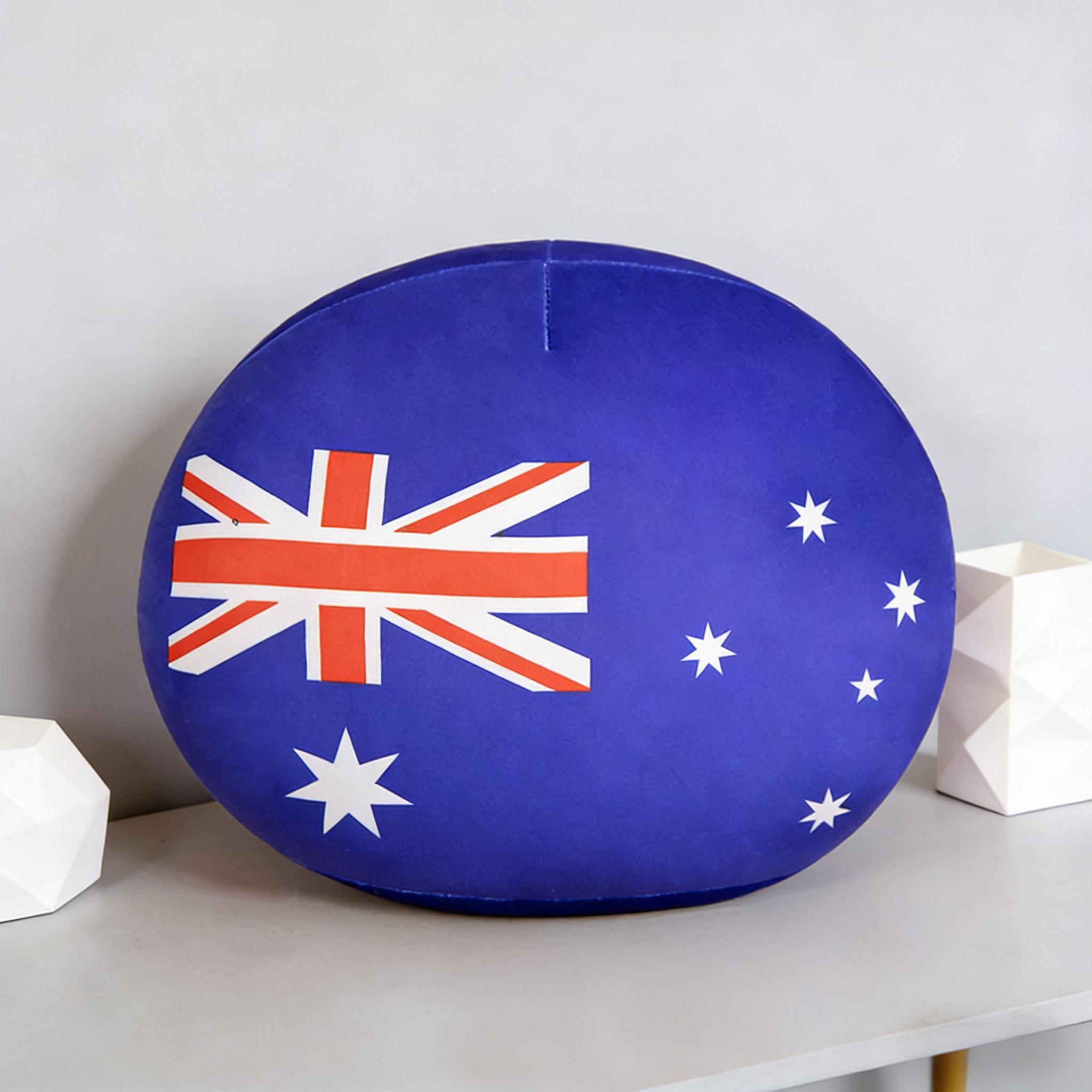 Polandball Countryballs Pluche Bloedkussen Duitsland Japan VS Italië Frankrijk Zacht Gevuld Speelgoed Kussen Huisbank Stoel Decoratie Cadeaus 30-50cm