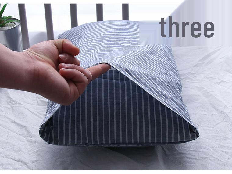 All-Cotton Pillow with Pillowcase: 48x74cm for Adults, 30x50cm for Kids, or 40x60cm for Students.