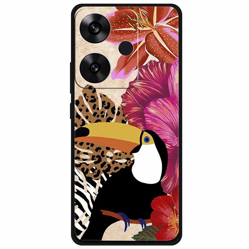 For Xiaomi Poco F6 5G/Redmi Turbo 3 5G Case Pattern Printing Soft TPU Cell Phone Cover