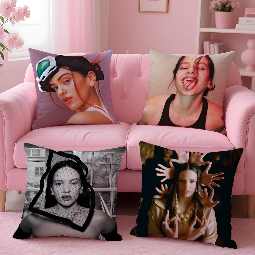 Singer R-Rosalia Cushion Cover Breathable Linen Pillowcase Summer Odorless Eco-Friendly Invisible Zipper Washable