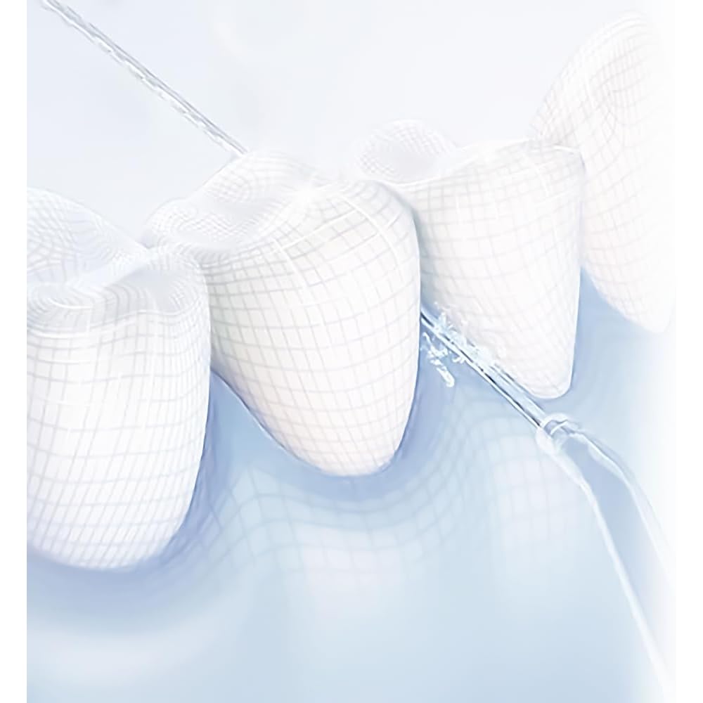 Trade One Jet Washer Oral Irrigator 99.9% Plaque Removal Portable Compact Size 4 Nozzles USB Rechargeable