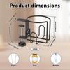 Table Cup Holder Anti-spill Drink Storage Shelf Horizontal Vertical Mount Clip On Cup Holder for Bedside Home Counter Kitchen