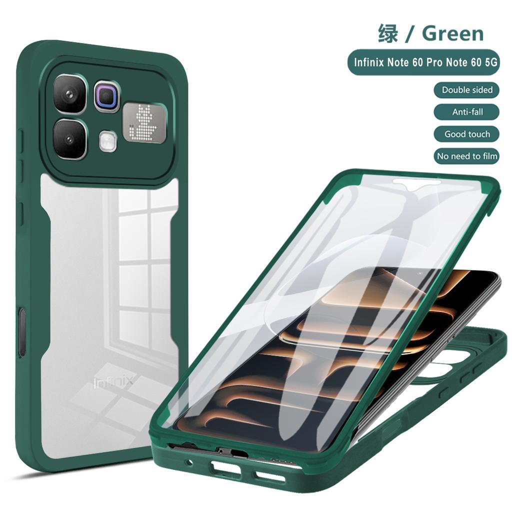 Full Body Protection Shockproof Case for Infinix Note 60 Pro 5G Protective Cover Screen Protector Fundas Coque