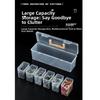 7pcs 6 Small Boxes 1 Large Box Tool Parts Storage Box Set  for Home Use