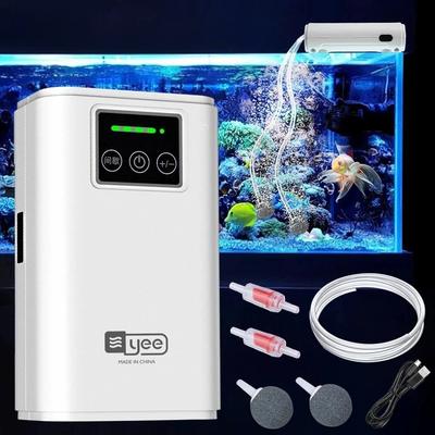 Vis Aquarium Zuurstof Luchtpomp USB Opladen Oplaadbare Batterij Huishoudelijk Draagbaar Stil Vissen Gereedschap