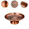 Buddhist Fruit Bowl Decorative Lotus Design Stable Base Footed Temple Tray for