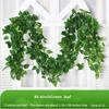 2/100M Silk Leaves Fake Creeper Green Leaf Ivy String for Home Decor Hanging Garland Artificial Plants Wedding Decoration