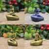 Mermaid Resin Sculpture With Copper Finish For Home Decor And Giftgiving