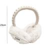 Cold Protection Foldable Earmuffs Thickened Soft Plush Earflaps  For Women Men Outdoor