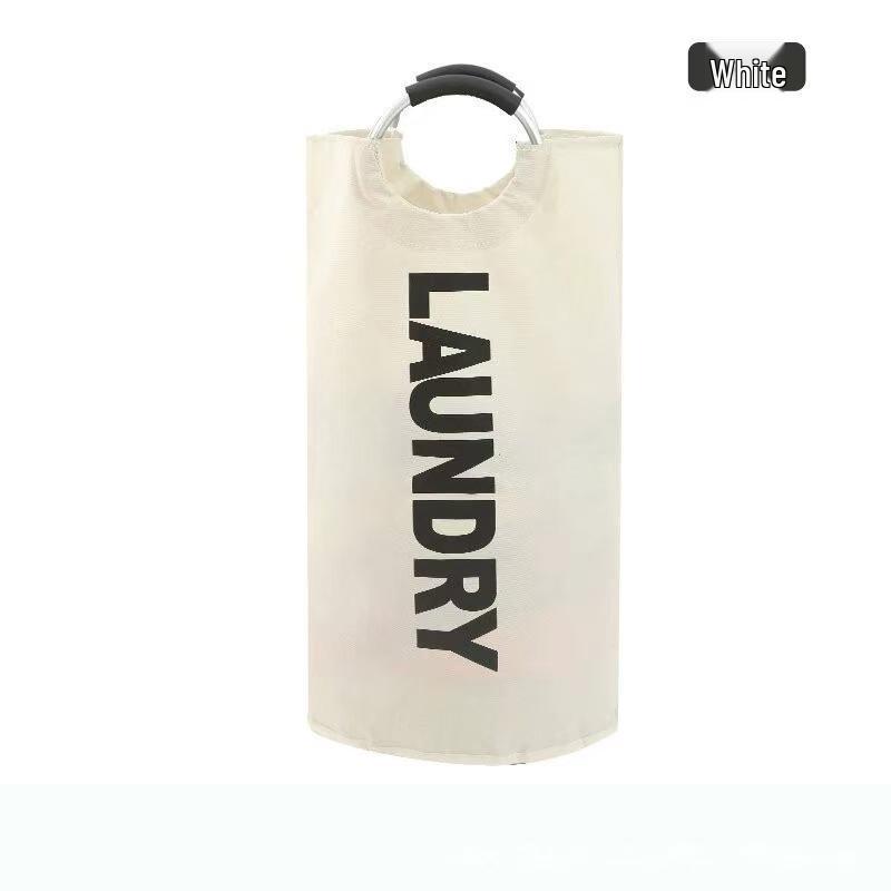 Cross-Border Oxford Cloth Laundry Hamper: Foldable Handheld Basket for Clothes and Sundries Storage