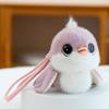 New Cute Little Tit Doll Pendant Keychain Color Bird Plush Toy Schoolbag Keychain