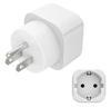 Hama basic travel adapter eu socket - us plug 223438