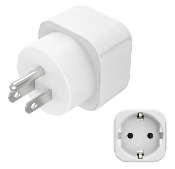 Hama basic travel adapter eu socket - us plug 223438