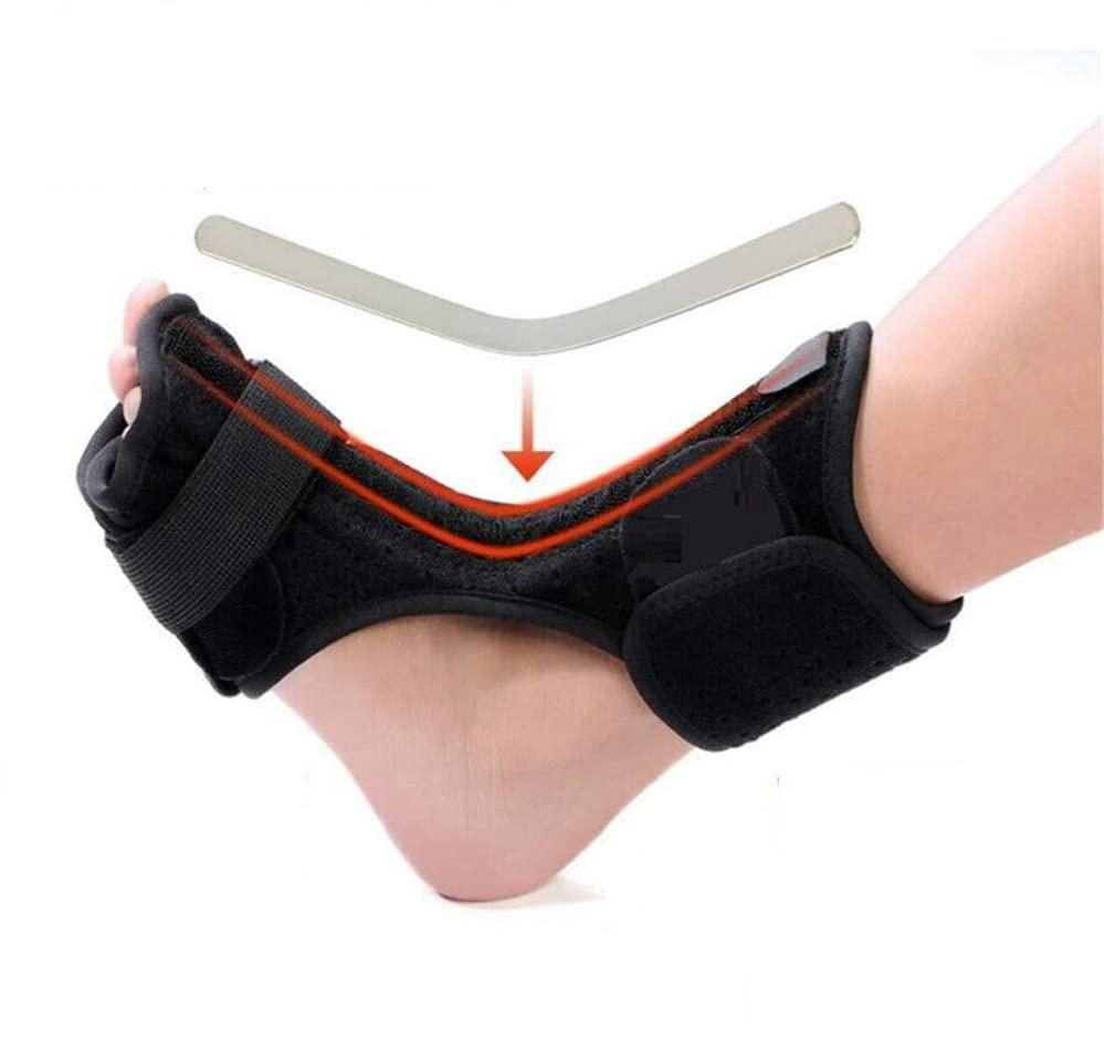 Neoprene Compression Wrap Brace Elastic Ankle Guard Adjustable Foot Brace Plantar Fasciitis Night Splint Ankle Brace Support One size fit all