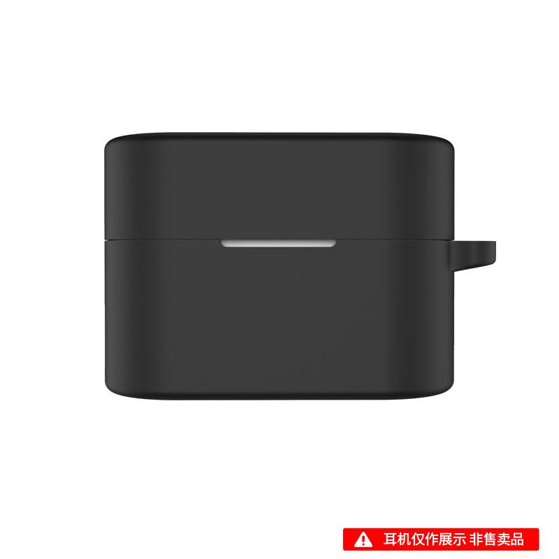 Силиконовый чехол для наушников Sony WF-1000XM6 Ударопрочный Защитный чехол от падения для наушников-вкладышей Sony WF-1000xm6 Аксессуары чёрный