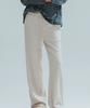 ANNEHEARTS Soft Knit Wide Easy Pants_Oatmeal