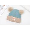 Babymütze Herbst und Winter Baby Wollmütze Doppelschicht 1-3 Jahre alte Kinder Jungen und Mädchen Strickmütze Kinder Erwachsene Mütze