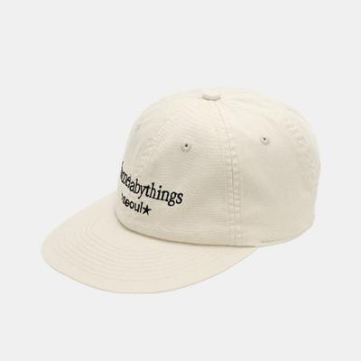 Square Lettering Flat Brim Ball Cap Camp Cap Wide Brim Baseball Cap SLIK004