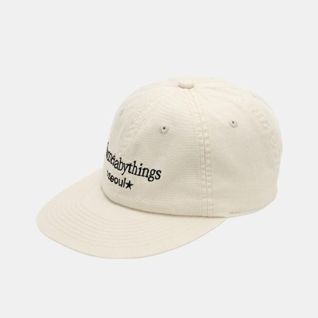 Square Lettering Flat Brim Ball Cap Camp Cap Wide Brim Baseball Cap SLIK004