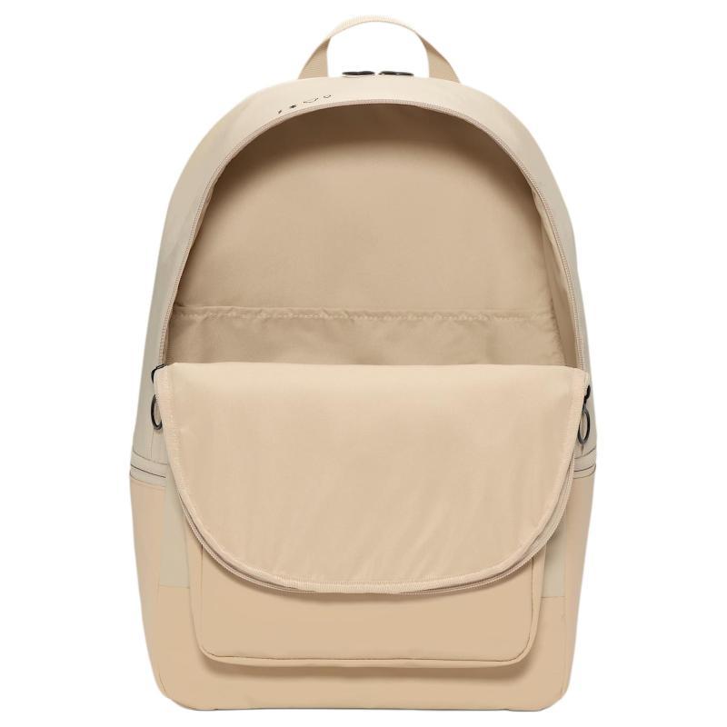 Nike Heritage Fabric Backpack Tubas Unisex Desert Khaki & Black Casual DN3592-253