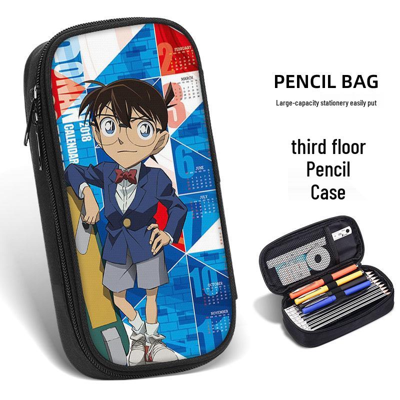 Detektiv Conan Kaito Kid Federmäppchen, Schulbedarf für Kinder, Jungen & Mädchen