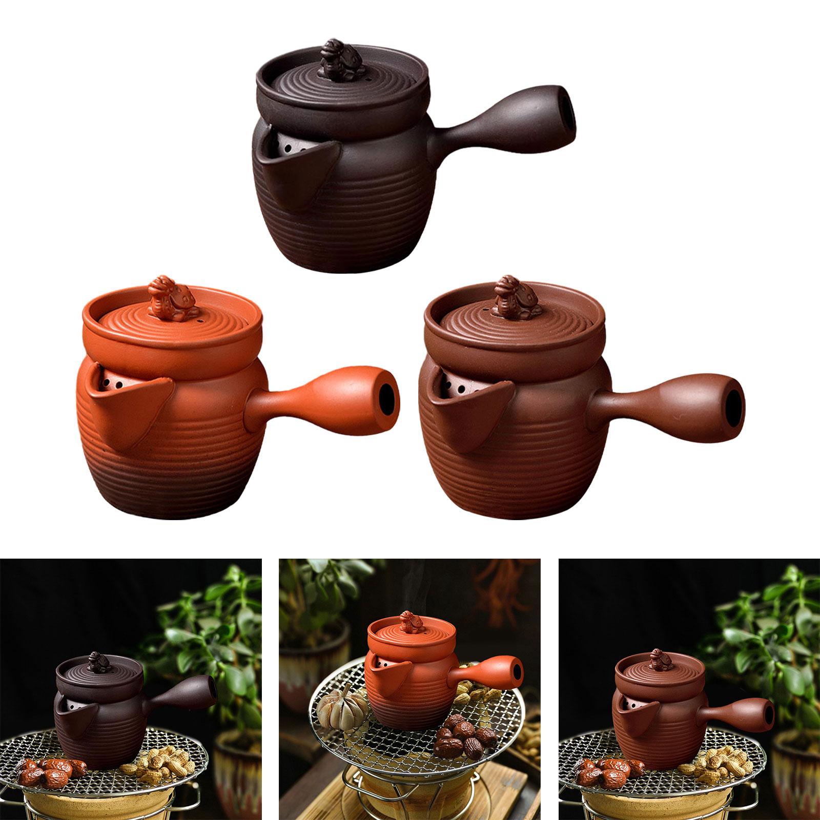 Porcelain Teapot with Infuser for Loose Leaf Tea And Hot Water rosso