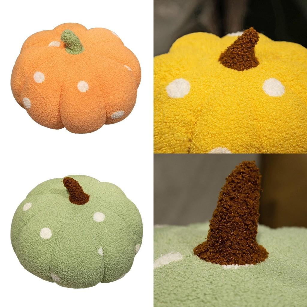 Kissen im nordischen Stil aus Plüsch mit Polka Dots in Gemüseform zur Heimdekoration