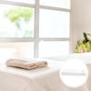 White Bedspread Massage Table Cover Sheet SPA with Face Breath Hole for SPA Tattoo Massage Table Hotels White 220x117cm. White Fitted Sheet