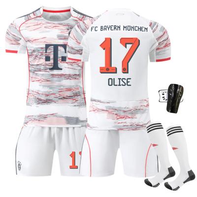 (#17 OLISE) Maglia da Calcio Bayern Trasferta 25-26 per Bambini e Adulti