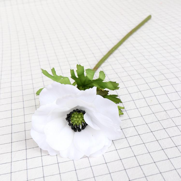 Anemone Silk Flower Decor for Wedding, Hotel, or Home Broadcast