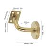 1pcs 60x60 Mm Handrail Bannister Support Stainless Steel Stair Rail Bracket Balustrade Wall Mounted Furniture Hardware