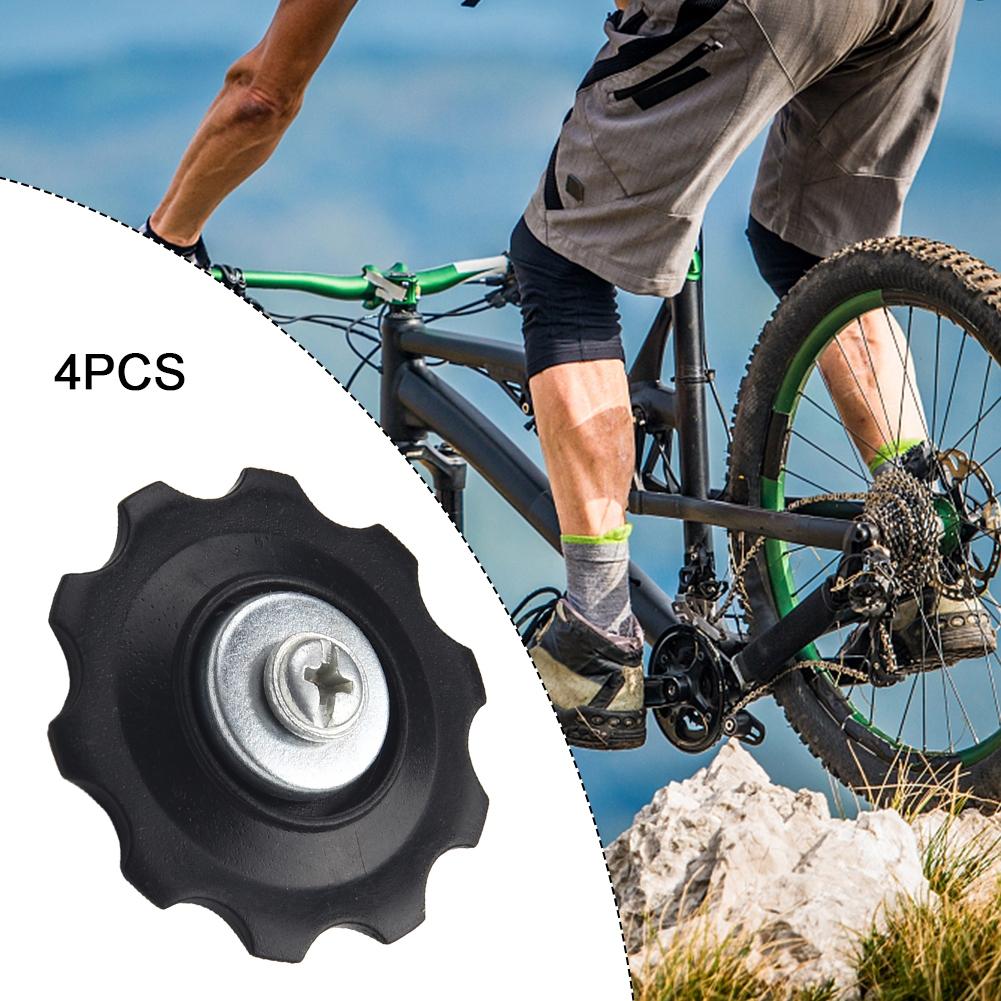 4*Guide Wheels Bicycle Accessories Black For Cycling