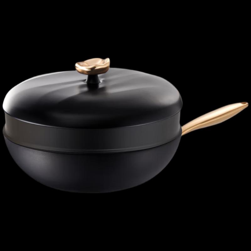 Lanmi 30cm Titanium Iron Wok