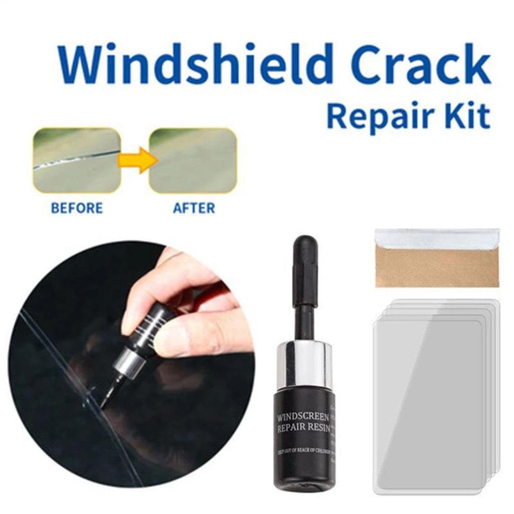 Yonuaret Windshield Crack Repair Fluid, Windshield Repair Resin - Auto Window Repair Tool Kit