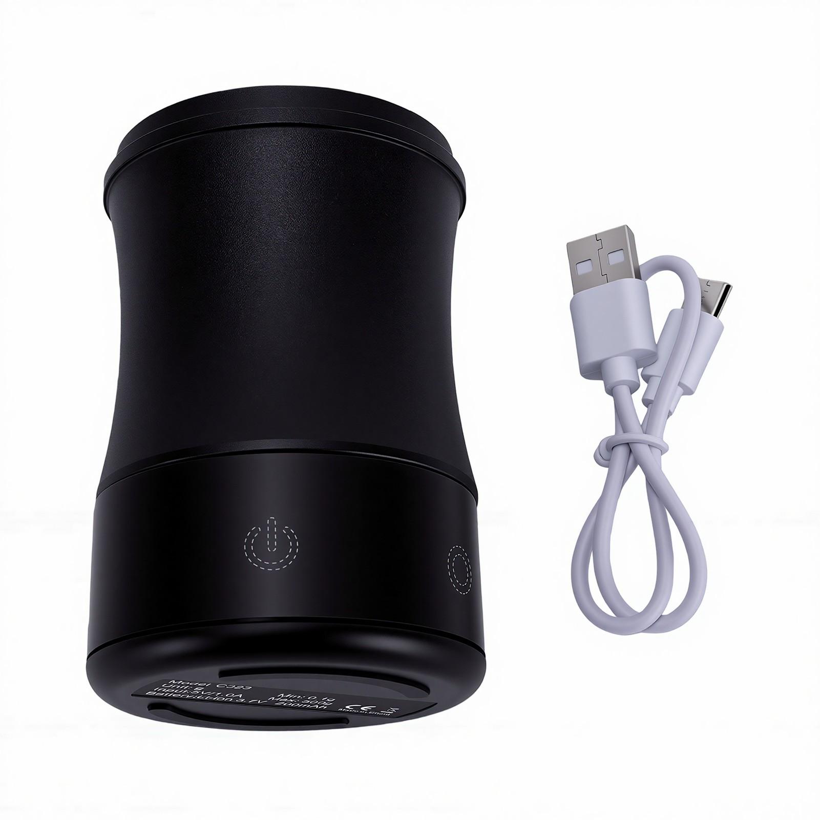 Balance Numérique pour Café, Pilon à Café Moulu en Acier Inoxydable avec Affichage LED et Fonction TARE, Balance Portable Rechargeable pour Filtre, Français