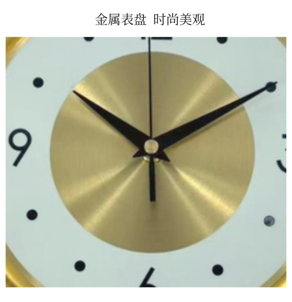 Decorative New Creative Wall Clock Vintage Gold Living Room Clocks European Interior Reloj De Pared Decor Home Decorations