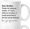 Being Your Brother Seems Like Brother Sister Ceramic Coffee Mark Cup Sister