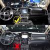 Center Console Navigation Panel Trim Decor Cover for Dodge Ram 1500 2018+ Carbon