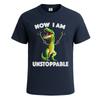 I am unstoppable trex dinosaur cute  funny tshirt for mens novelty tee top