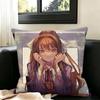 Monika  Square Double-Sided printed Pillow Case Bedroom Bedside Pillow Sofa Cushion Cover