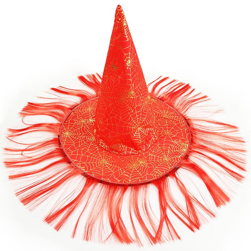 Wizard & Witch Hat Costume with Wig for Kids & Adults