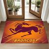 Brisbane Broncos Tasarımlı Kristal Kadife Halı Yatak Odası Girişi İçin Yumuşak Dekoratif Mat