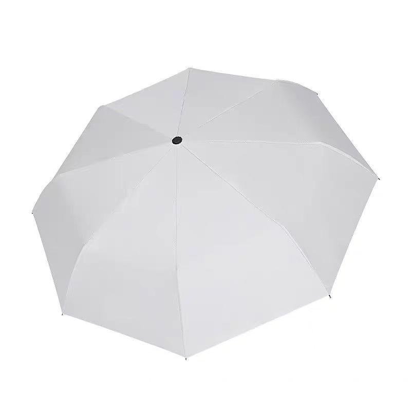 Large Size Automatic Folding Umbrella with Black Glue Sunshade for Sun and Rain