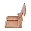 Wood Phone Docking Station Key Holder Desktop Storage Organizer Surface Polishing Treatment Watch Glasses Stand