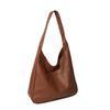 Simple Solid Color Large Capacity Women Casual Tote Bag For Daily Commuting