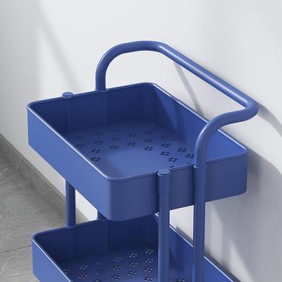 Mobile Kitchen Trolley: Multi-Layer Vegetable Basket & Storage Rack