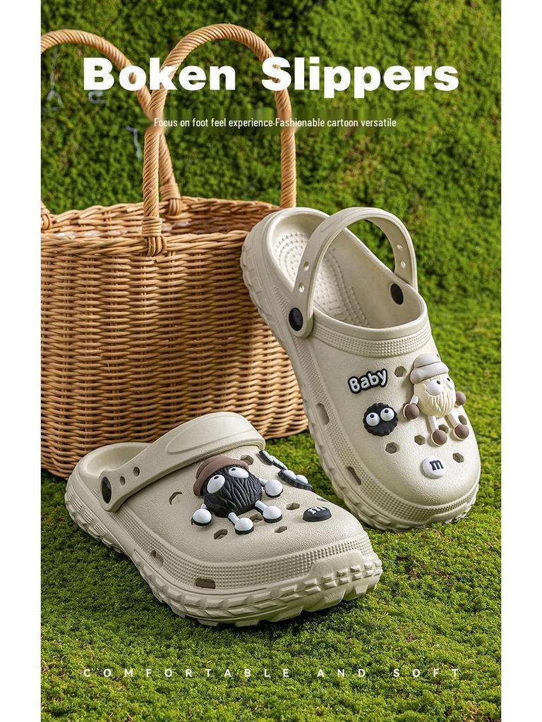 Herren- & Damen 2025 Sommer EVA Deodorant Rutschfest Zehengeschlossen Strand-Slipper